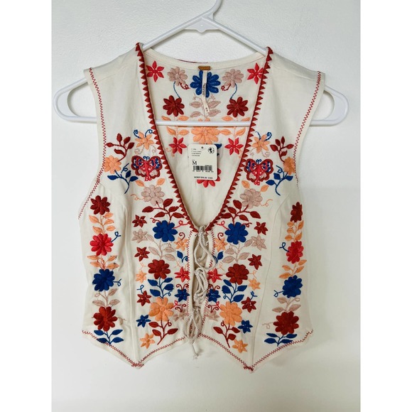 Free People In Bloom Tank Ivory Combo - Picture 5 of 9